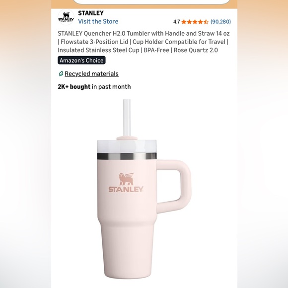 Stanley quencher 14oz - Picture 3 of 3